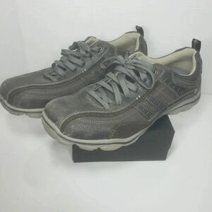 Skechers Relaxed Fit Memory Foam Mens Leather Lace-up Shoes,US  11.